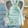 Mochila Nueva y Elegante para Niñas, Versátil para Estudiantes de Primaria y Secundaria, Diseño de Dibujos Animados, Sencilla y Casual, Bolso Versátil de Doble Hombro