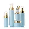 Set de cosméticos directo de fábrica botella 40ml botella de esencia con bomba loción botella de crema de vidrio boca ancha 50g