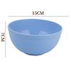 Transfronteiriço 15CM palha de trigo doméstico resistente a quedas tigela de arroz tigela de sopa nórdico estudante festa dormitório plástico tigela de macarrão instantâneo atacado