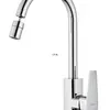 Grifo de Cocina Completamente de Cobre Agua Fría y Caliente Fregadero para Verduras Fregadero para Platos Grifo Antisalpicaduras Monomando Frío Hogar Acero Inoxidable Dos en Uno