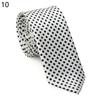 Moda Casual Británica Coreana 5CM Moderna Hombres y Mujeres Estudiantes Corbata Delgada Estrecha Estampado de Cuadros Lunares Rayas