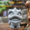 Imitação bluestone estilo chinês leão decoração sala de chá jardinagem flor bonsai Lucky Lion decoração presente criativo
