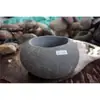 Macetas Pequeñas de Inspiración Zen, Macetas de Piedra, Macetas para Suculentas, Macetas para Juncos, Macetas para Hierba del Dinero, Macetas de Piedra Natural para Acuarios, Macetas Creativas para Narcisos