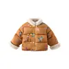 Traje Tang Grueso de Invierno para Bebé, Hanfu para Niña de un Año, Atuendo Cálido Estilo Chino Acolchado de Algodón para Año Nuevo, Ropa de Algodón Tradicional Ultra Gruesa para Niños