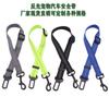 Venda Direta de Fábrica Fivela Preta Refletiva Cinto de Segurança para Pet no Carro Guia de Cachorro Corda de Tração Corda para Cachorro Tira Multifuncional Retrátil