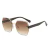Nuevas Gafas de Sol Sin Montura, Gafas Poligonales de Moda, Visores Solares de Moda al por Mayor Transfronterizos, Gafas para Conducir y Viajar