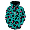 Moletom com Capuz Cruzado Primavera e Outono Pintura Graffiti Impressão 3D Camada de Ar Pulôver Unissex Roupa Esportiva Casual