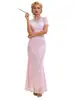 Vestido Retrô Gatsby Anos 1920, Vestido Longo Bordado com Lantejoulas, Fantasia Europeia e Americana para Baile de Formatura e Performance Noturna na Amazon
