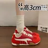 Tênis Casuais Confortáveis, Leves e Modernos, Novidade Primavera/Verão 2026, Estilo Coreano, Malha, Aumento de Altura Invisível, Sapatos Femininos