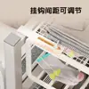 Perchero colgante para litera de dormitorio, organizador de almacenamiento de mesita de noche, estante para cabecera de cama de estudiante, tendedero colgante para cama de dormitorio