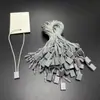Corda Penduricalho Universal Cabeça de Bala para Roupas, Bolsas, Sapatos e Chapéus com Fio Encerado Fivela Quadrada Descartável Contas Penduradas em Estoque