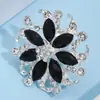 Anillo de Flor con Forma de Diamante Nuevo, Exquisito y Elegante, Accesorios de Moda y Creativos