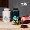 Latas de té embalaje latas hexagonales selladas Biluochun Longjing té verde hojalata latas vacías venta al por mayor por lotes