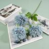 Nova flor artificial de casamento 3 cabeças bola de espinhos bola de cristal casamento salão de casamento arranjo de flores decoração beleza para casa Chen comércio exterior