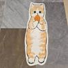 Alfombra de Stock Alfombra de Sala de Estar Alfombra de Dormitorio Felpudo Alfombra de Frotar Tierra Alfombra con Forma de Gatito Perro Estilo