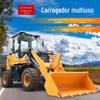 Carregador Pequeno Tração nas Quatro Rodas Empilhadeira Pequena Engenharia Criação Agrícola Diesel Pé Curto Empilhadeira Tigre 920 Grama Grab Madeira Grab