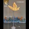 Adereços de Casamento Asas de Borboleta Luminosas Pingente Decoração de Teto Lustre de Casamento Enfeites de Caminho para Casamento Lindo Chen Macio Vestido