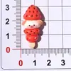 Acessórios de cola de creme DIY de frutas e animais de desenho animado, fivelas de sapato, presilhas de cabelo, materiais de acessórios de resina atacado