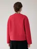 Abrigo de lana de doble cara para mujer, moda otoño e invierno 2026 nuevo estilo, abrigo de lana elegante y chic para mujeres menudas, fábrica