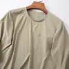 Nueva Camiseta Deportiva de Manga Larga Funcional Urbana para Hombre para Exteriores de Primavera, Alta Elasticidad, Secado Rápido, Totalmente Pegada 6886