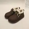 Nuevas Botas de Algodón Cálidas de Invierno para Niños Pequeños y Medianos, Botas de Nieve Cálidas de Tubo Corto para Niños y Niñas, Zapatos de Algodón para Bebé 5163