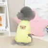 Roupas para Cachorros e Gatos para Primavera e Outono, Bichon, Teddy, Cães Pequenos, Gatos, Pijamas, Spitz Alemão, Raça Pequena, Roupa de Casa Costurada de Quatro Pernas