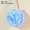 Flor de baño de encaje de color al por mayor bola de baño para el hogar para hombres y mujeres bola de baño bola de baño flor exfoliante tira para la espalda juego de baño