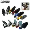 Accesorios modificados para espejo retrovisor de motocicleta transfronterizos Reflector de aleación de aluminio CNC Espejo retrovisor de marcha atrás Universal Venta directa de fábrica