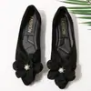 Comercio electrónico transfronterizo, talla grande, colección nueva primavera/otoño 2026, punta fina, suela plana, zapatos casuales tipo slip-on para mujer