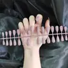 UV brilhante óleo selo camada de óleo Nail Patch Nail Art Fábrica Venda por atacado sólido cor tira longa pontiaguda gota de água peças de unha