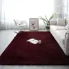 Alfombra Popular de Estilo Escandinavo para Sala de Estar, Alfombrilla para Mesa de Café en Casa, Alfombra de Piso de Pelo Largo para Dormitorio, Manta de Cama Linda Completa
