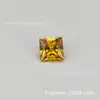 Zircônia cúbica 3A5A CZ artificial pedra preciosa colorida pedras soltas, pedras quadradas brilhantes, pedras principais corte princesa, diamantes quadrados, em estoque atacado