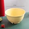 Tigela para Macarrão Instantâneo de Palha de Trigo Tigela de Arroz Doméstica Padrão Redondo Tigela Grande Tigela de Salada Japonesa Tigela Pública Tigela de Ramen Tigela de Sopa Comercial