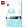 Papel Texturizado Liso Deli Zq5000/Zq5001 A4-150G (Azul Claro) (100 Hojas/Paquete) Dropshipping