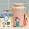 Nuevo Vaso Frío Aislado Estrella de Mar Rosa Princesa Por Favor Sé Feliz Regalo para Niñas Para Salir Estudiantes Taza de Café Moderna