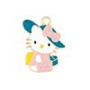 Accesorios de joyería de bricolaje, versión coreana de un solo colgante con patrón de gato de dibujos animados, gota de aceite, collar de aleación, pulsera, colgante, accesorios al por mayor