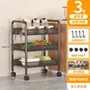 Estante de almacenamiento pequeño tipo carrito, estilo vintage, multifuncional, móvil, para uso en el hogar, mesa auxiliar de sofá, almacenamiento de juguetes, libros y bocadillos