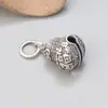Colgante de plata de ley 99 pies colgante de calabaza de plata vintage Hueco Pequeño DIY material de cuentas hecho a mano accesorios de joyería
