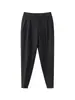Calça de Terno Pequena de Caimento de Alta Qualidade para Negócios Masculina Verão 2026 Calça Casual Reta Solta Calça de Terno Cropped Masculina