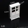 Materiales para Maquetas de Mesa de Arena Arquitectónica Estudiante Bricolaje Muebles de Interior Cama Libro Armario Mesa Silla Sofá 1:20
