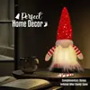 Decoração de Natal com Boneca Sem Rosto de Tecido com Lantejoulas para Novo Produto Transfronteiriço Enfeites Luminosos de Rudolph e Velho Noel