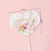Decoración para Pastel Feliz Día de las Madres 2026 Mariposa 3D de Doble Capa Cinta de Cumpleaños para Mamá Lazo Insertar para Hornear
