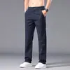 Pantalones Casuales de Negocios Paul para Hombre, Moda de Primavera, Lujo Ligero, Gama Alta, Corte Recto, Color Sólido, Anti-Arrugas Premium, Versátiles de Pierna Larga
