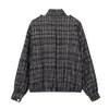Otoño e Invierno 2025 Nuevo Chaqueta Bomber Casual para Mujer Europea y Americana Transfronteriza W03 6987