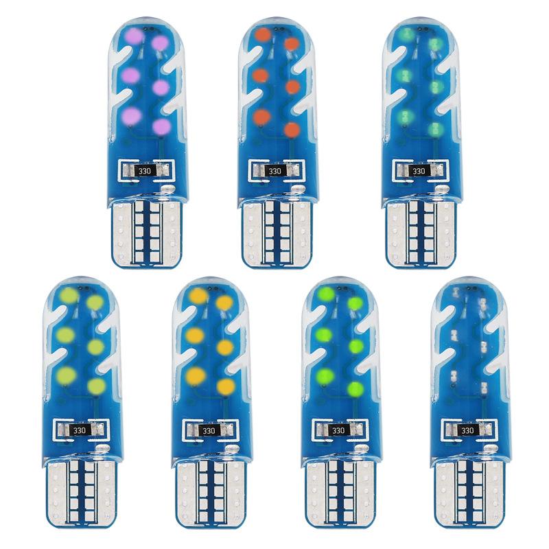 T10 硅胶COB 12SMD 常亮-5
