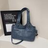 Bolsa Feminina 2025 Nova Bolsas Transfronteiriças Leve Costura Couro Macio Grande Capacidade Bolsa da Moda para Mães Portátil Transversal Bolsa Feminina