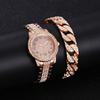 Una generación de reloj de pulsera para mujer con temperamento de pelo, banda de acero, reloj de moda, simple, tendencia, reloj de cuarzo para mujer, pulsera, traje