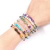 2050-Moda europea y americana pulsera de piedra semipreciosa cristal natural tendencia diseño de nicho pulsera de grava joyería transfronteriza
