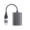 USB tipo-c Cabeça Dupla para HDMI Duplo Multi-Tela Exibição Diferente Mesma Tela Exibição Diferente Transferência HD Estação de Acoplamento Notebook Topo