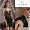 Ropa interior sexy Gui Ruo Lujo ligero Dulce Malla Profundo V Tirante Camisón Bata de encaje Uniforme Traje para mujer G4570